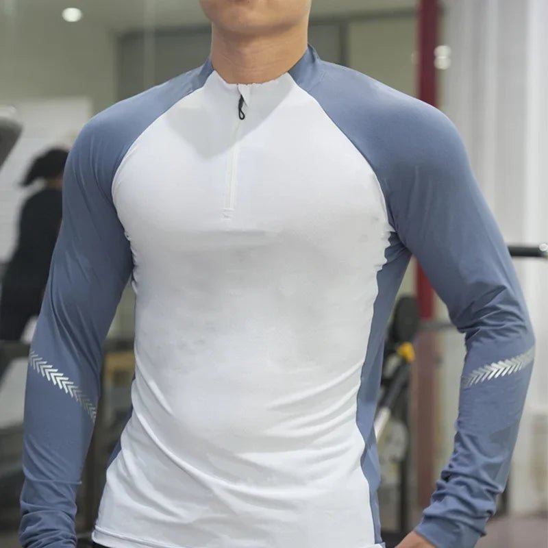 Haut Technique Homme Col Zippé — Randonnée et Escalade - Pulse