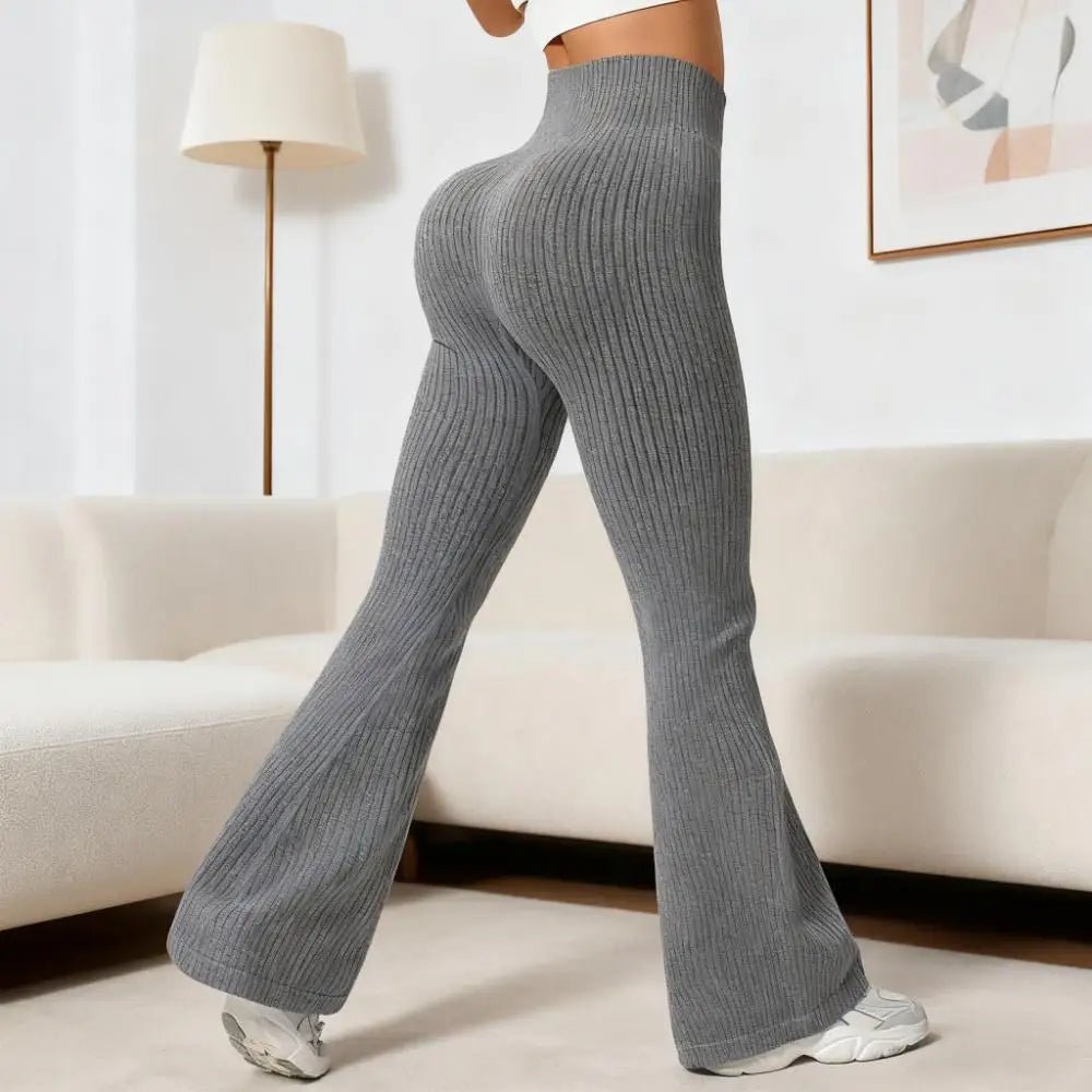 Legging Flare Taille Haute — Jambe Évasée, Ventre Maintenu - Pulse