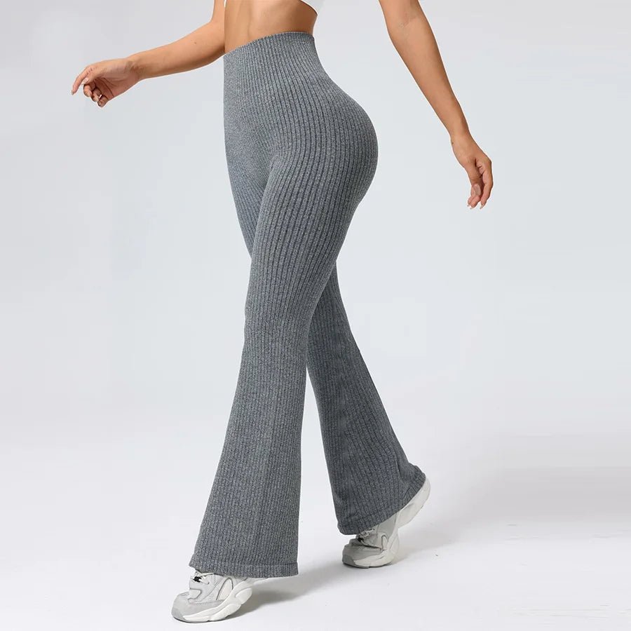 Legging Flare Taille Haute — Jambe Évasée, Ventre Maintenu - Pulse