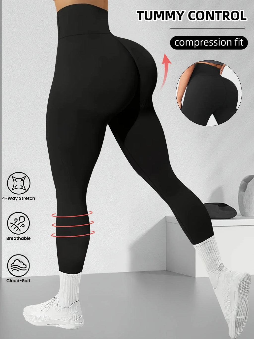 Legging Taille Haute Galbant — Effet Remonté - Pulse