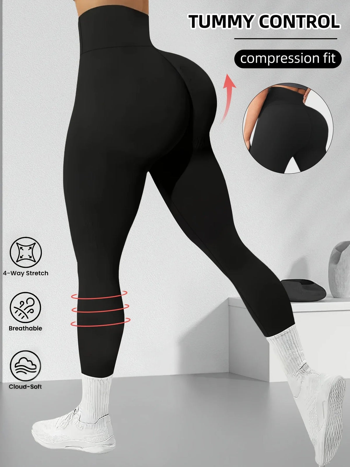 Legging Taille Haute Galbant — Effet Remonté - Pulse