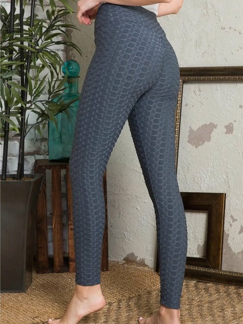 Legging Texture Bulle — Maille Gaufrée Extensible - Pulse