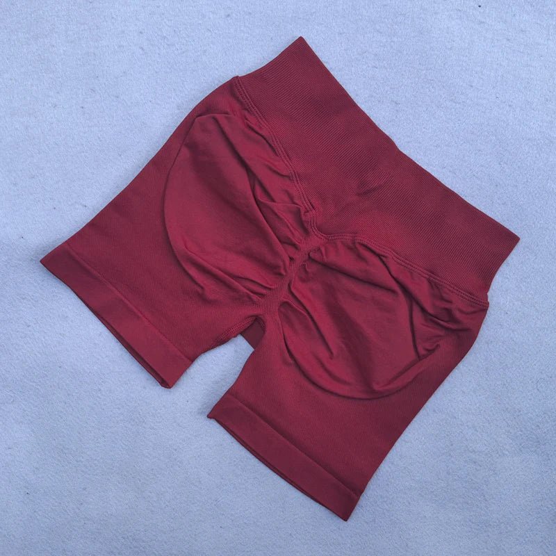 Short de Sport Sans Couture — Ceinture Côtelée Basse - Pulse