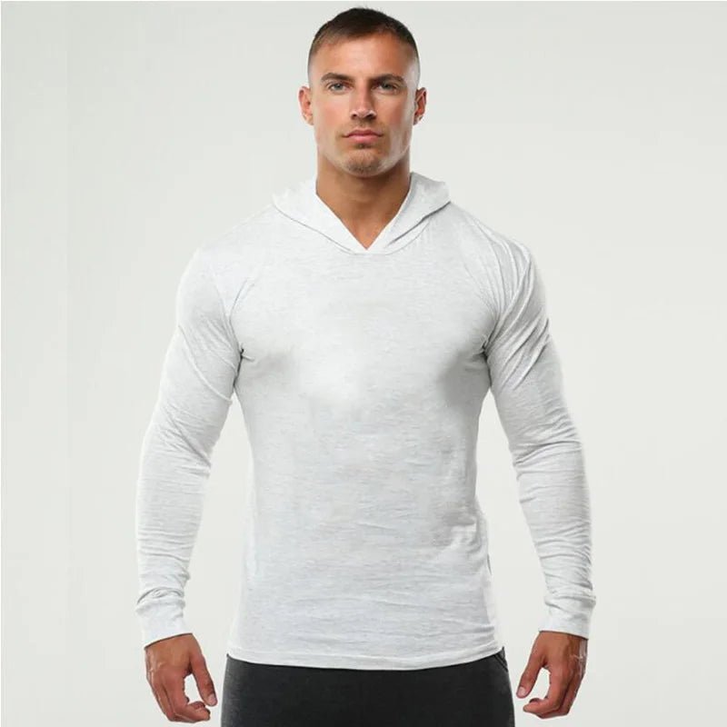 Sweat à Capuche Homme Coton — Coupe Ajustée Musculation - Pulse