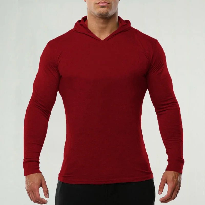 Sweat à Capuche Homme Coton — Coupe Ajustée Musculation - Pulse