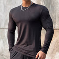 T-Shirt Homme Manches Longues Près du Corps — Séchage Rapide - Pulse