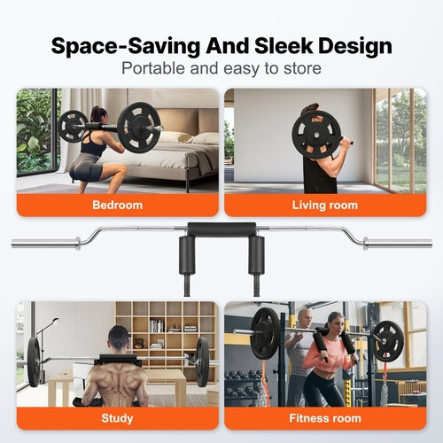 Safety Squat Bar, 700 LBS Fitness Squat Bar, Safety Squat Bar