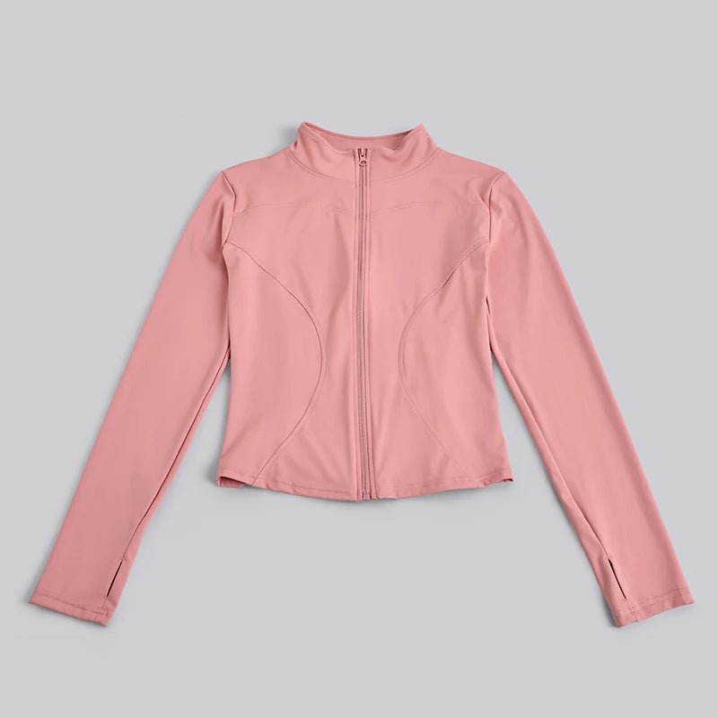 Veste de Yoga Légère à Zip — Col Montant et Passe-Pouces - Pulse
